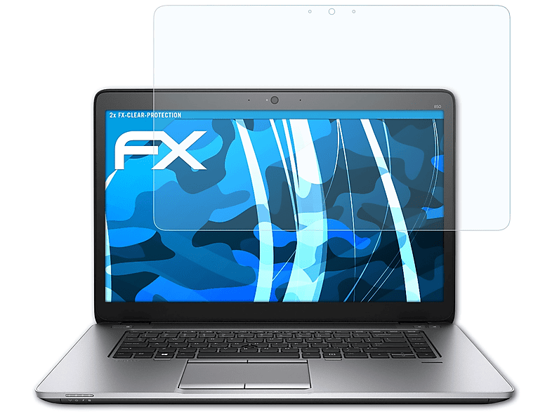 ATFOLIX 2x FX-Clear Displayschutz(für HP EliteBook 850 G3)