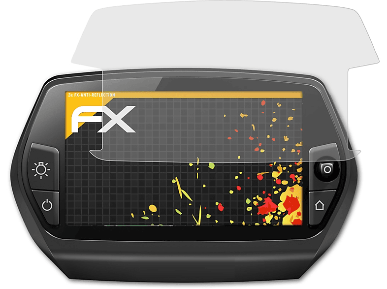 ATFOLIX 3x FX-Antireflex Displayschutz(für Bosch Nyon)
