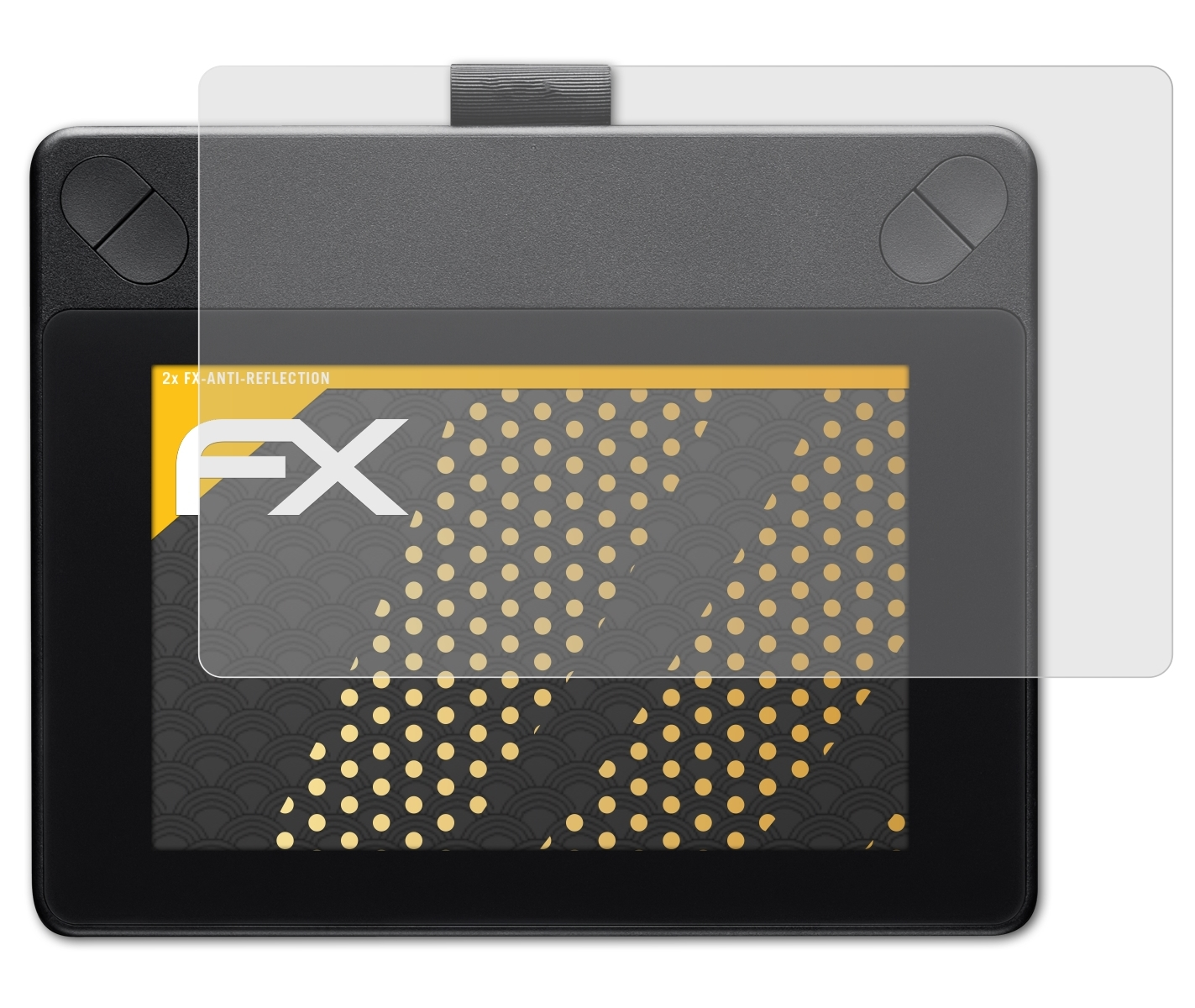 ATFOLIX 2x FX-Antireflex Displayschutz(für Wacom Medium) INTUOS Art