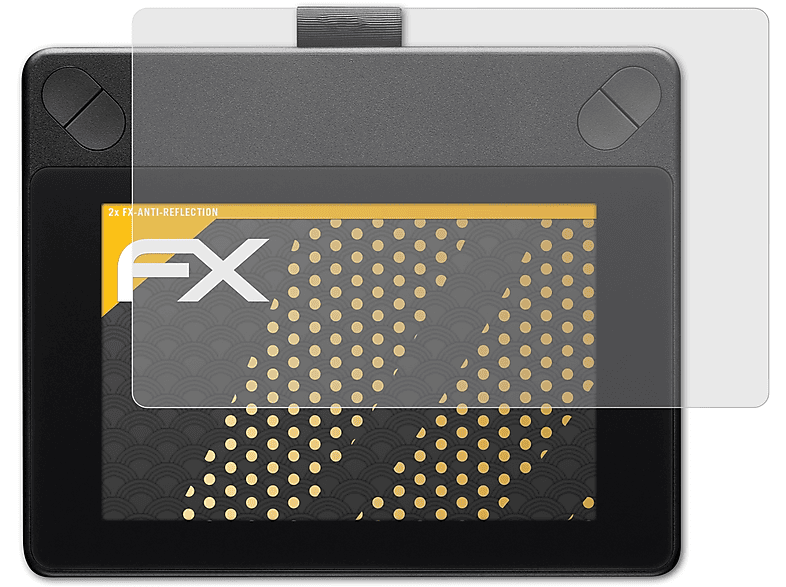 ATFOLIX 2x FX-Antireflex Displayschutz(für Wacom INTUOS Art Medium)