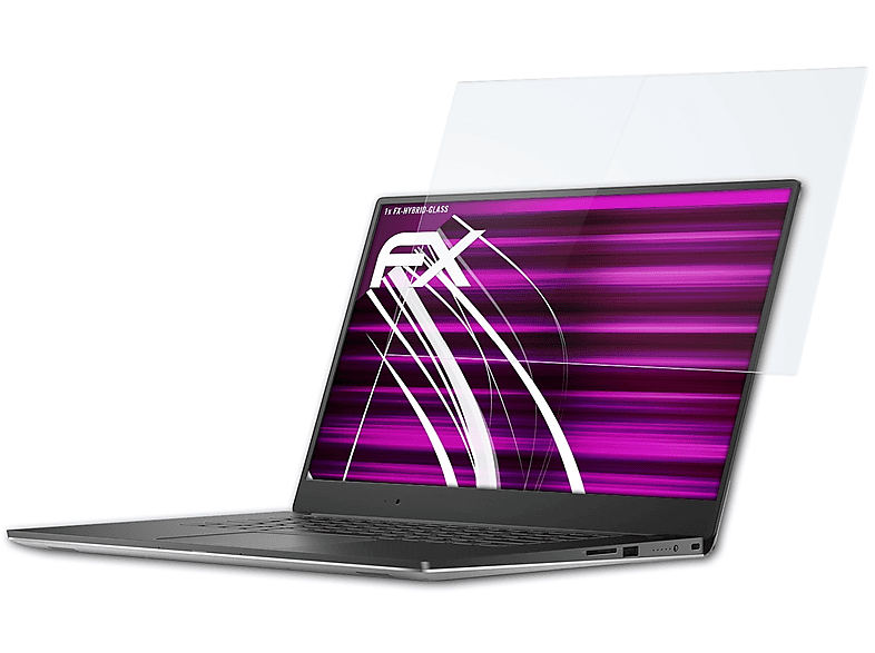 ATFOLIX FX-Hybrid-Glass Schutzglas(für Dell Precision 15 5000 (5510))