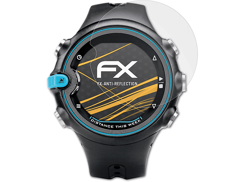 ATFOLIX Swim) FX-Antireflex Garmin 3x Displayschutz(für