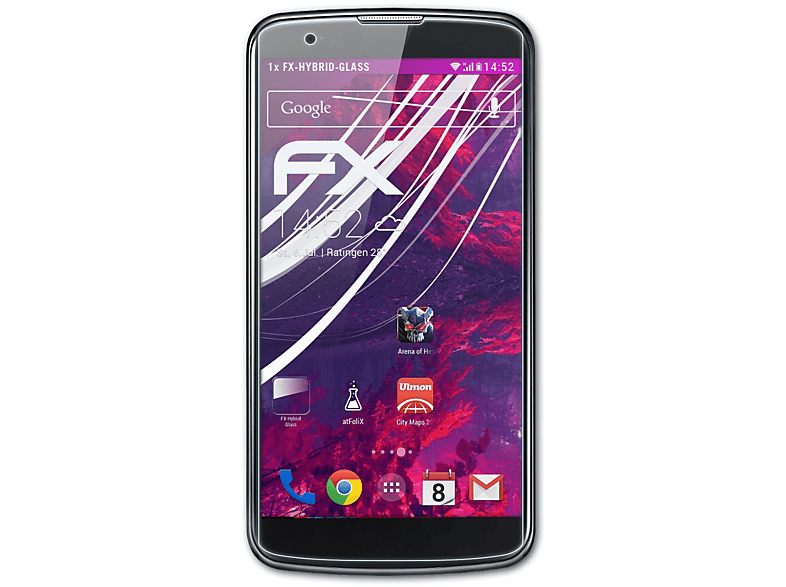 ATFOLIX FX-Hybrid-Glass Schutzglas(für LG K8)