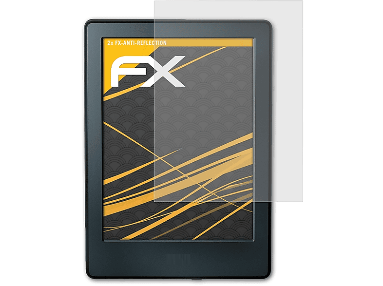 (Model 2016)) 2x Displayschutz(für 8 FX-Antireflex Amazon Kindle ATFOLIX