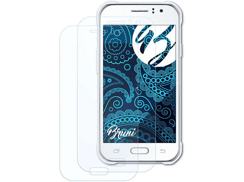 BRUNI Samsung 2x Basics-Clear Galaxy Ace) J1 Schutzfolie(für