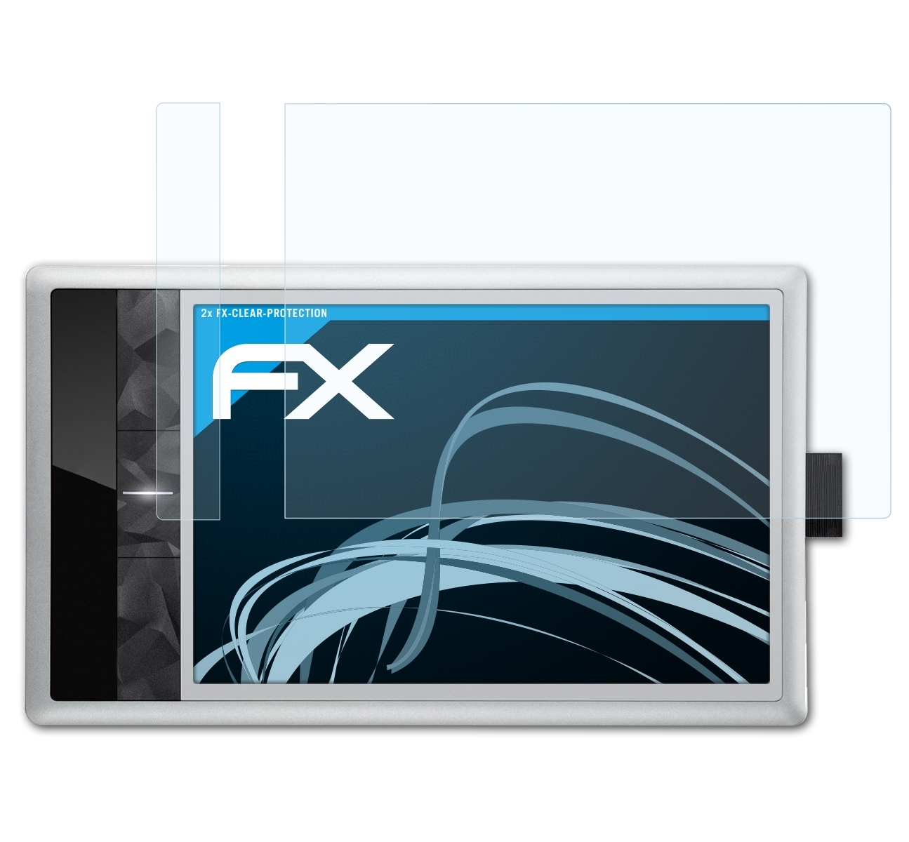 ATFOLIX 2x FX-Clear Medium Fun Pen&Touch Bamboo (3.Generation)) Displayschutz(für Wacom