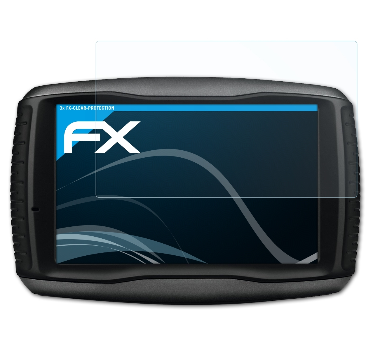 3x Displayschutz(für Garmin ATFOLIX Zumo 595LM) FX-Clear