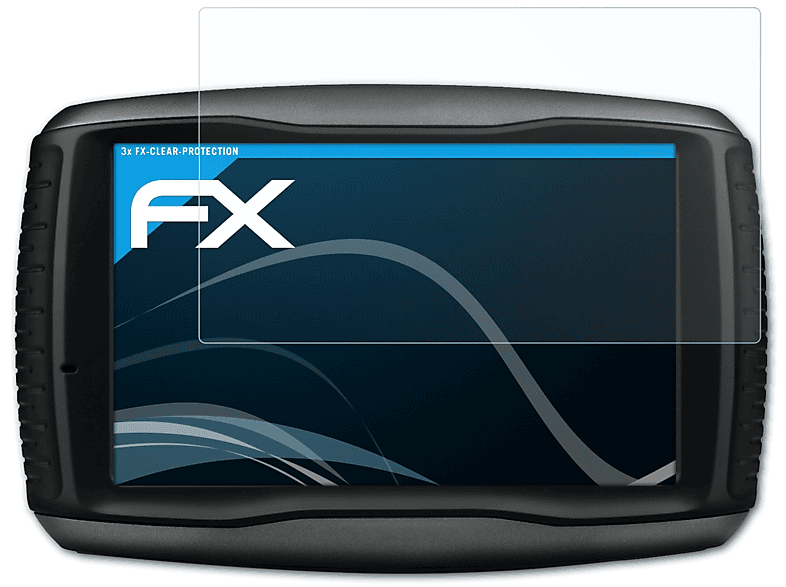 Displayschutz(für Zumo 595LM) FX-Clear 3x Garmin ATFOLIX