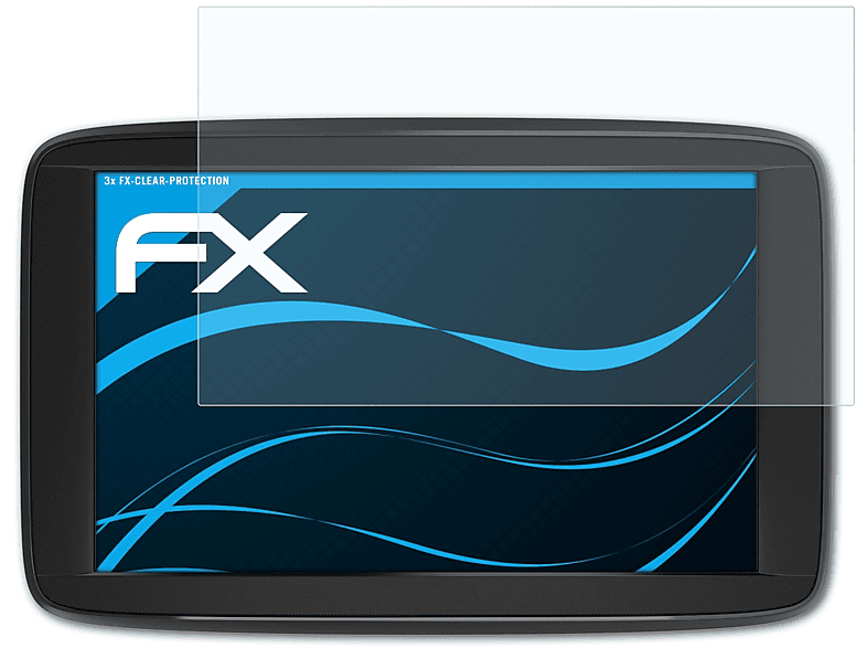 TomTom FX-Clear ATFOLIX 62) 3x Start Displayschutz(für