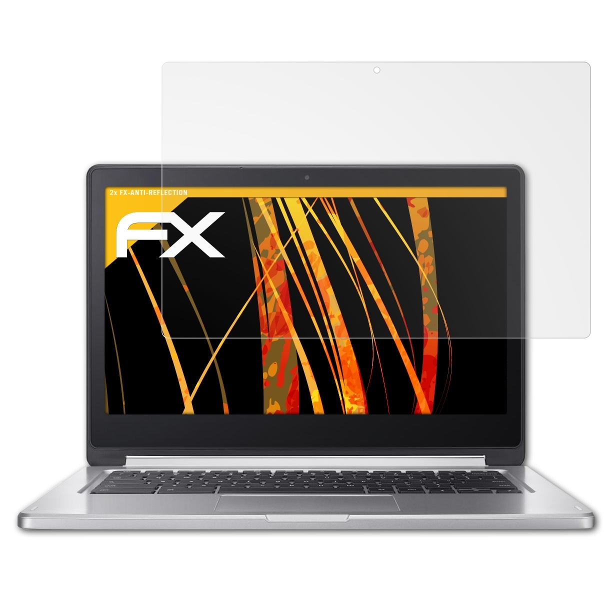 ATFOLIX 2x FX-Antireflex Displayschutz(für Google (Acer)) R13 Chromebook