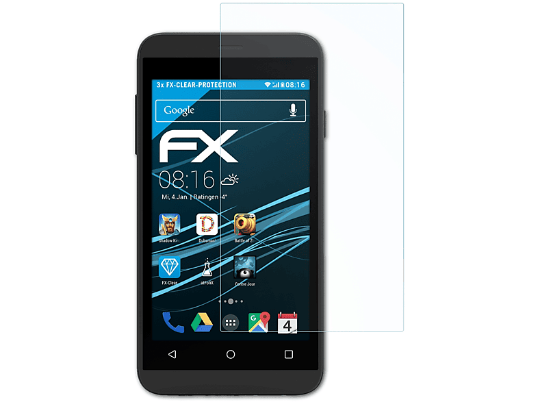 40 FX-Clear 3x Displayschutz(für ATFOLIX Power) Archos