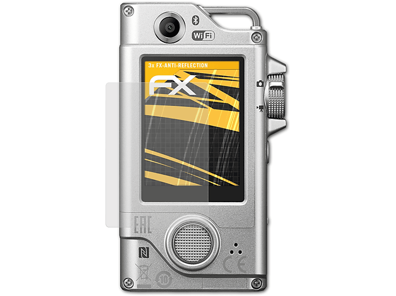 ATFOLIX 3x FX-Antireflex Displayschutz(für Nikon 80) KeyMission