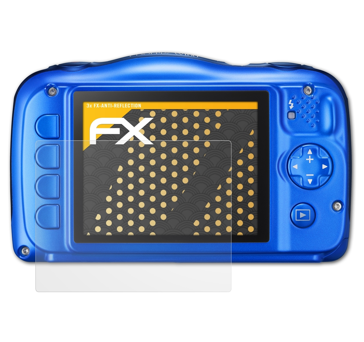3x Coolpix FX-Antireflex Displayschutz(für W100) ATFOLIX Nikon