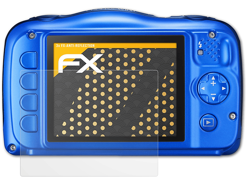 ATFOLIX 3x FX-Antireflex Displayschutz(für Nikon Coolpix W100)