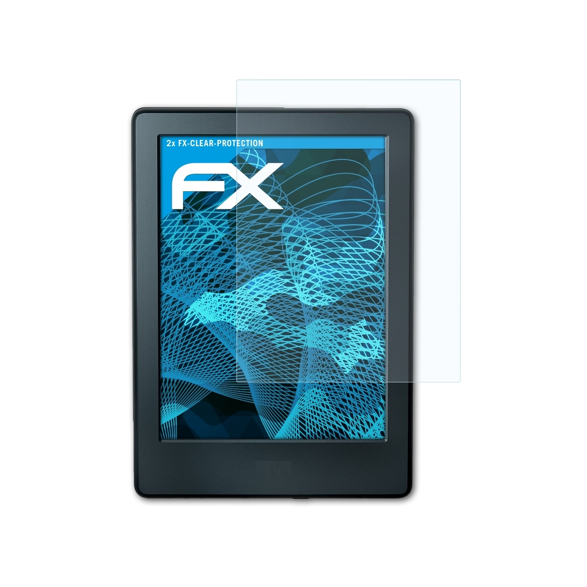 ATFOLIX 2x FX-Clear Displayschutz(für Amazon Kindle 8 2016)) (Model