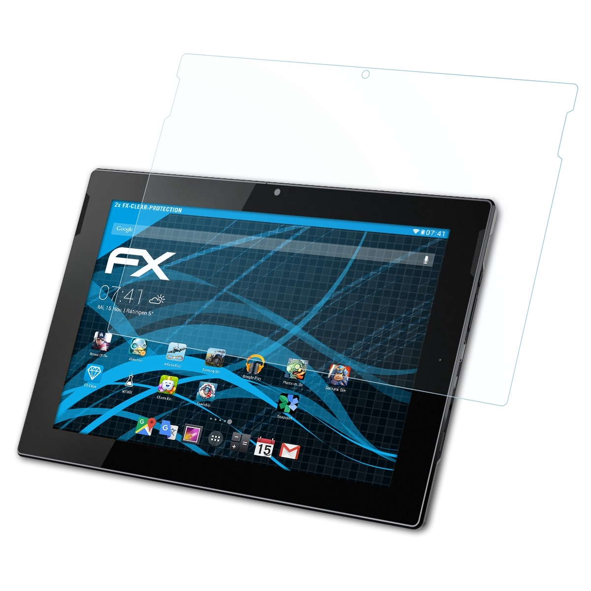 Medion Displayschutz(für FX-Clear LIFETAB 2x P10341 ATFOLIX (MD99233))