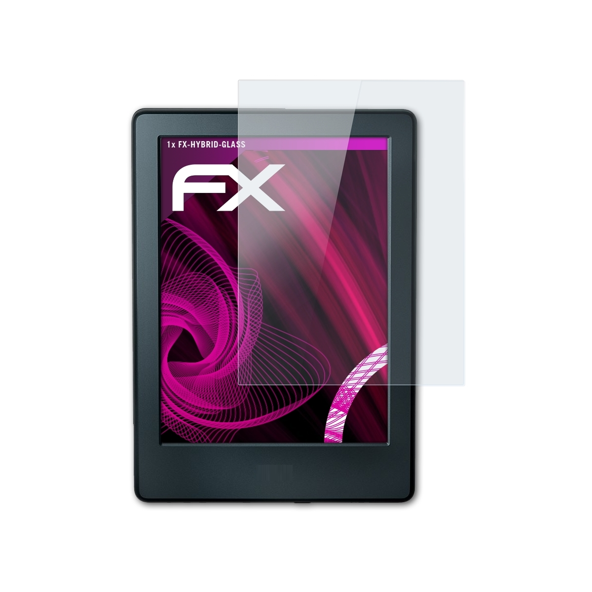 Schutzglas(für 8 Amazon 2016)) FX-Hybrid-Glass (Model ATFOLIX Kindle