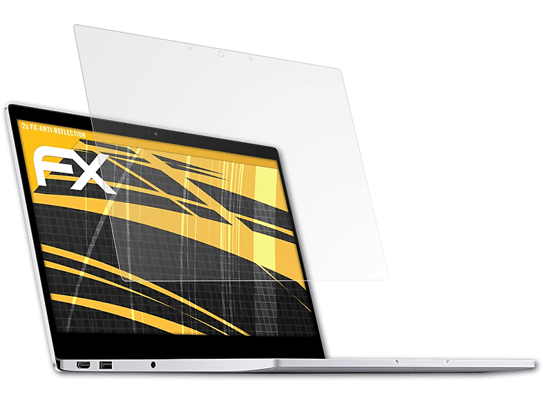 ATFOLIX 2x FX-Antireflex Displayschutz(für Xiaomi Mi Book Air (12.5 inch))