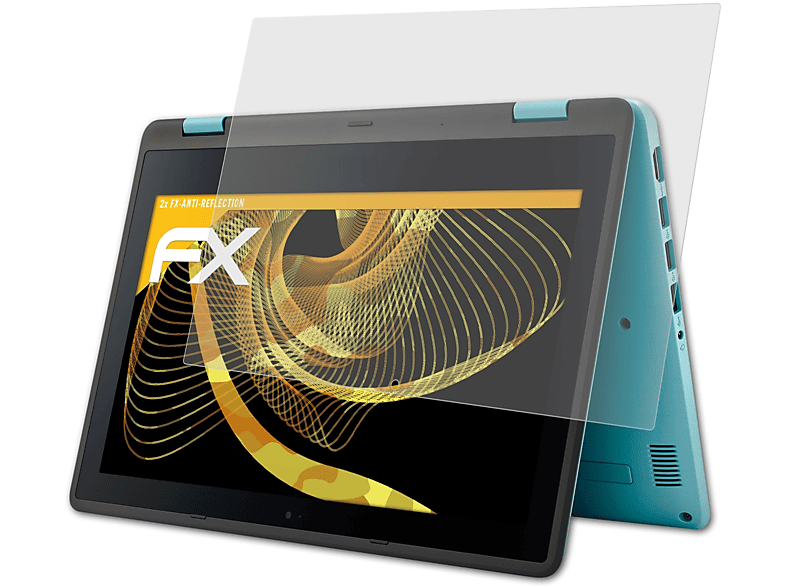 ATFOLIX 2x FX-Antireflex Displayschutz(für Acer Spin 1 SP111-31 (11,6 inch))