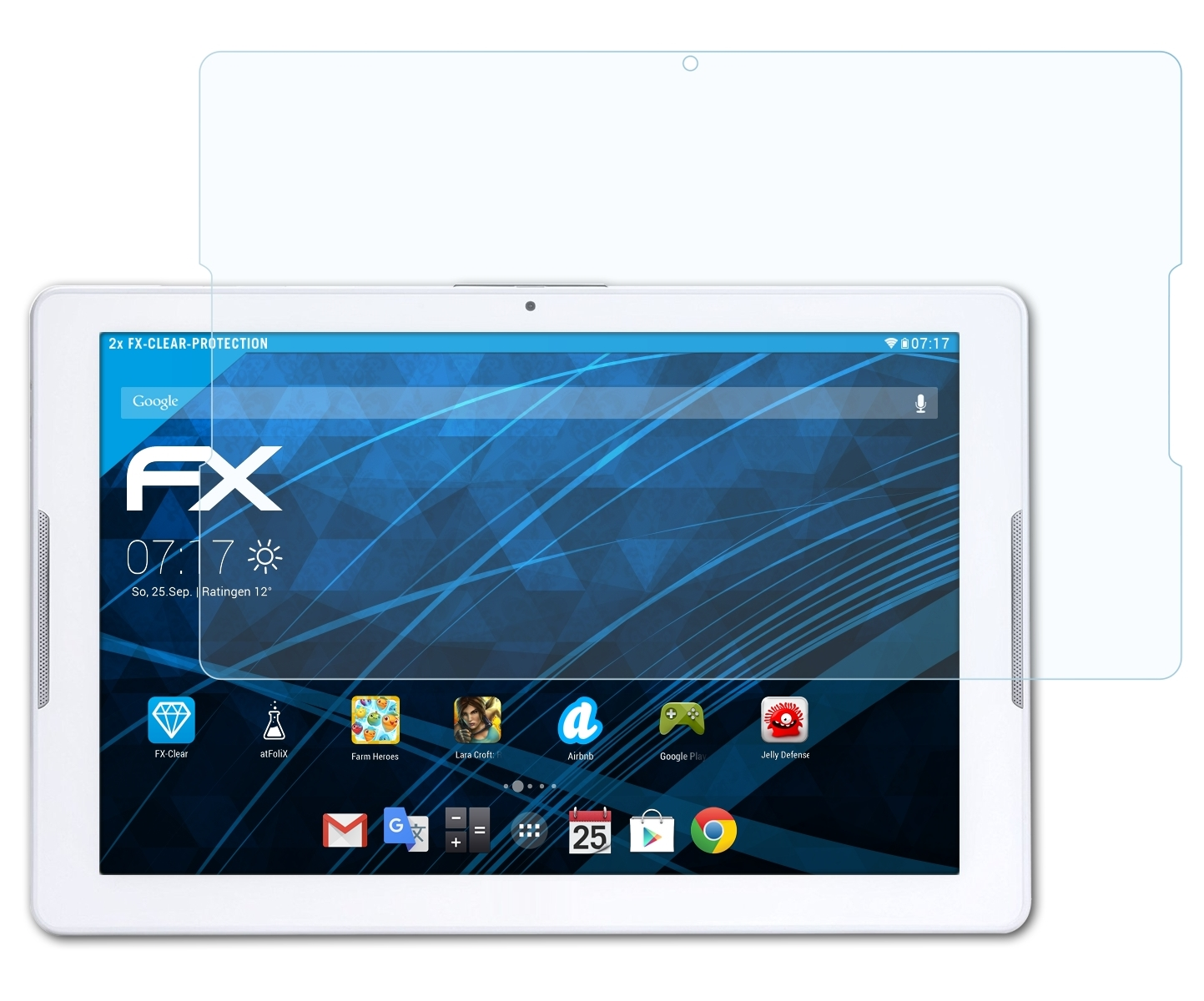 (B3-A30)) FX-Clear Iconia Displayschutz(für ATFOLIX Acer One 10 2x