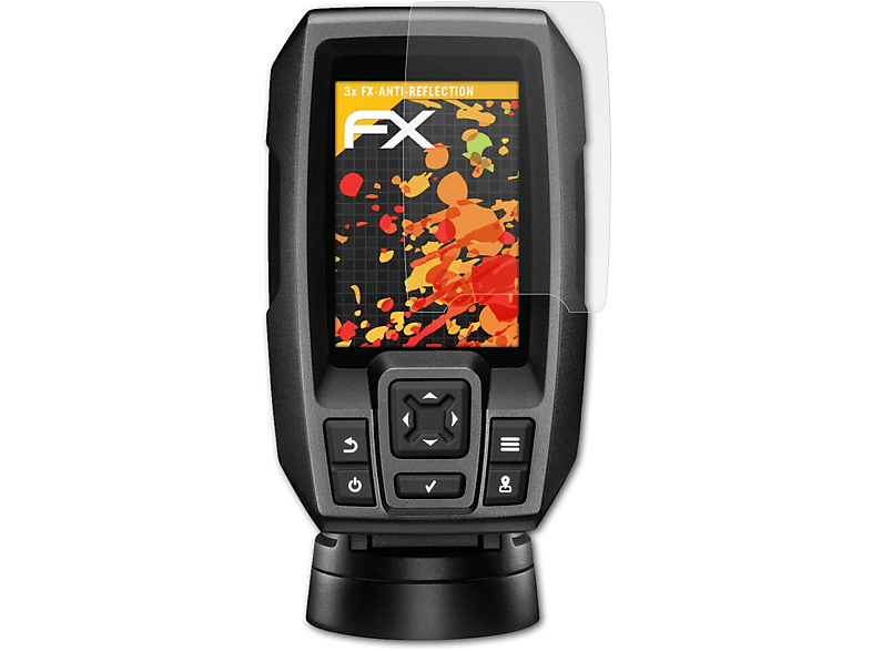 FX-Antireflex Garmin 3x 4dv) Striker Displayschutz(für ATFOLIX
