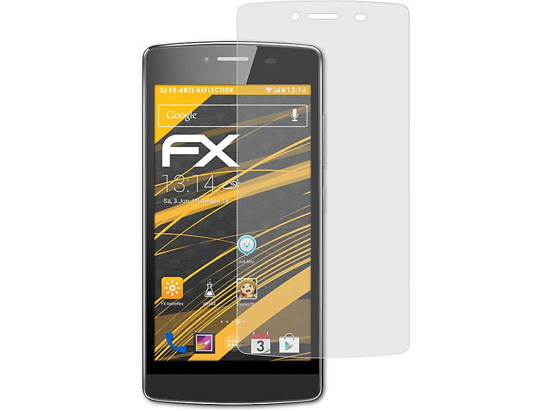 C5) Neffos ATFOLIX FX-Antireflex 3x Displayschutz(für TP-Link