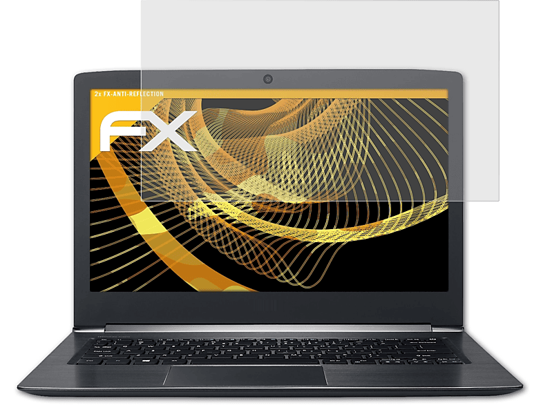 ATFOLIX 2x FX-Antireflex Acer S13) Aspire Displayschutz(für