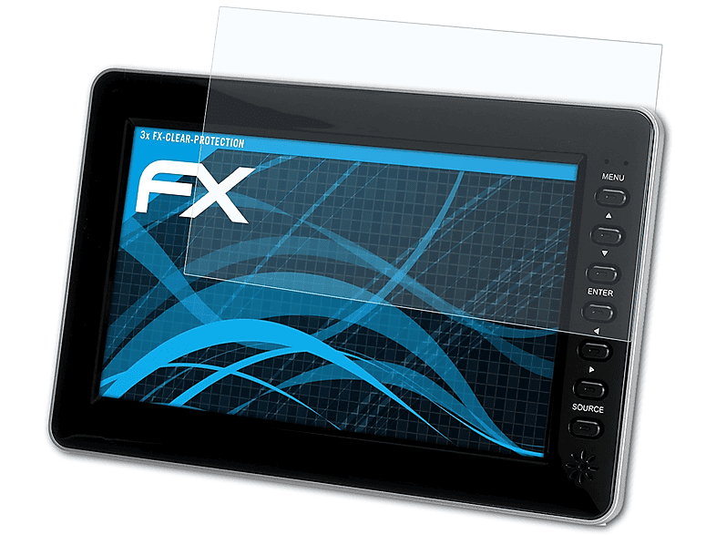 ATFOLIX Displayschutz(für Xoro 3x PTL FX-Clear 1010)