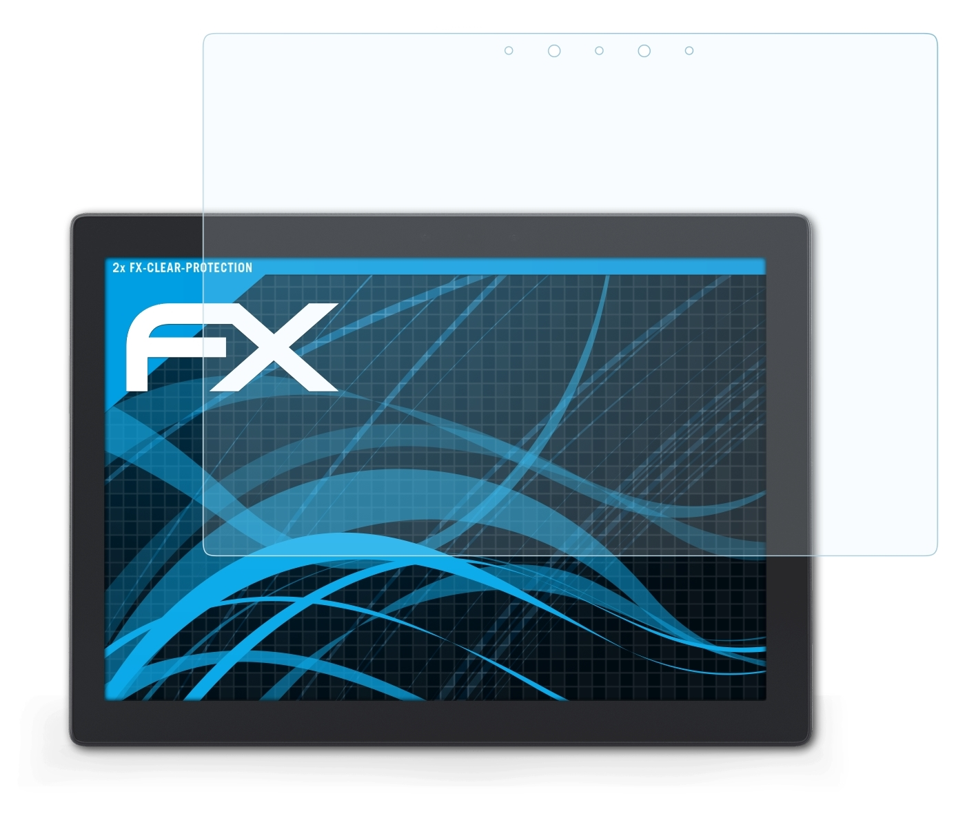 FX-Clear Miix 2x Displayschutz(für Lenovo ATFOLIX 720)