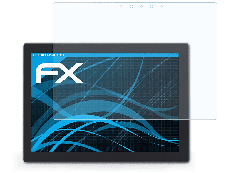 720) 2x FX-Clear Miix Displayschutz(für ATFOLIX Lenovo
