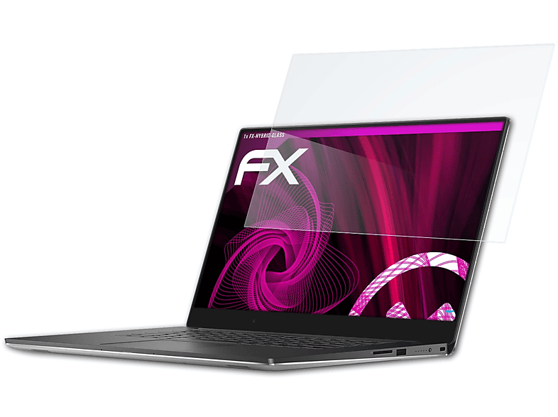 ATFOLIX FX-Hybrid-Glass Schutzglas(für Dell XPS (9560)) 15 2017