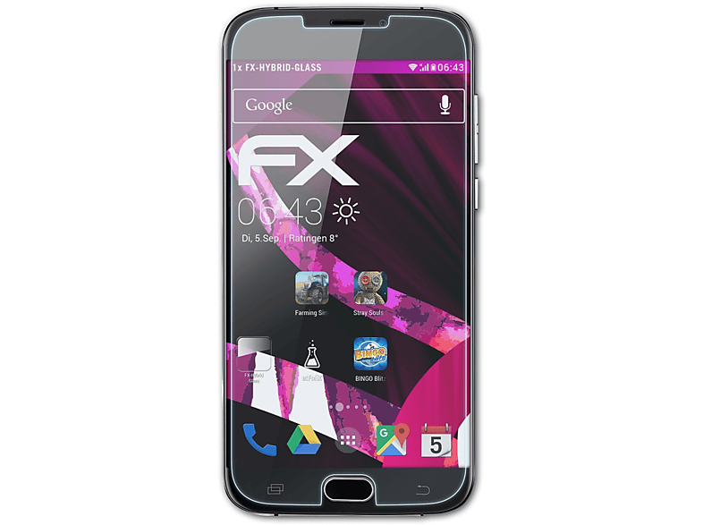 Doogee ATFOLIX Pro) Schutzglas(für FX-Hybrid-Glass X9