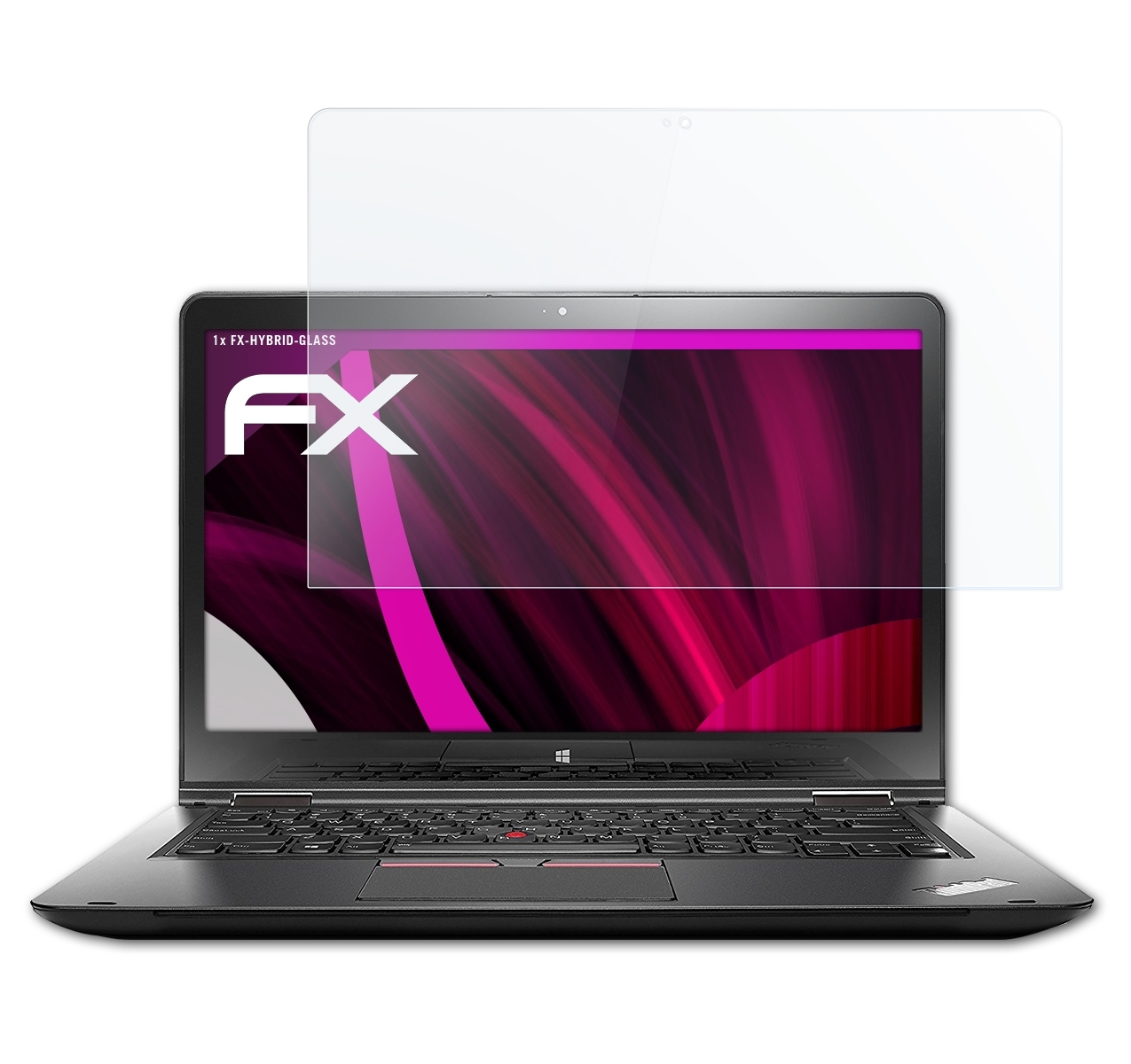 FX-Hybrid-Glass ATFOLIX Yoga 14) ThinkPad Schutzglas(für Lenovo