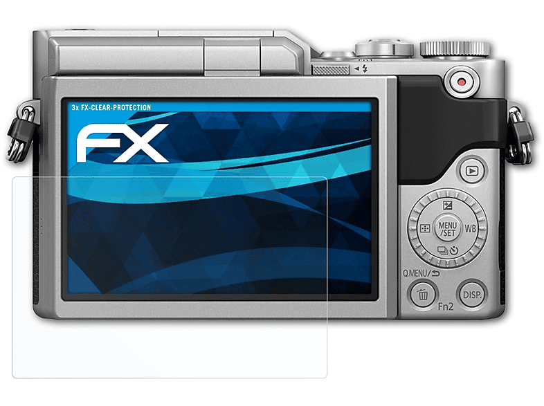 ATFOLIX 3x Panasonic DC-GX800) Displayschutz(für FX-Clear Lumix