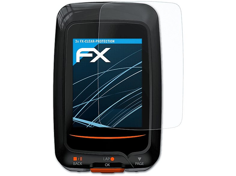 ATFOLIX 3x FX-Clear Displayschutz(für Bryton Rider 310)