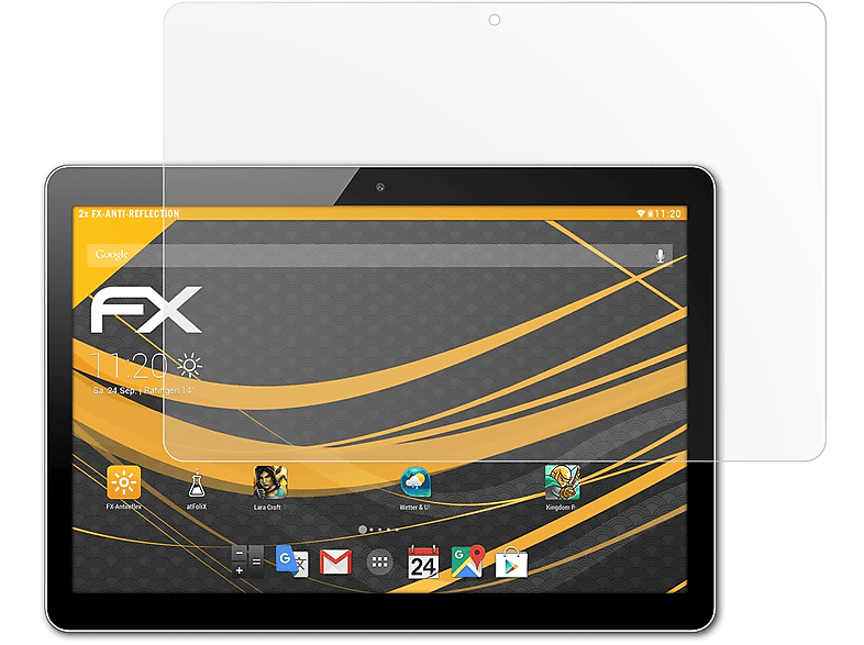 FX-Antireflex ATFOLIX MediaPad Displayschutz(für 10) 2x T3 Huawei