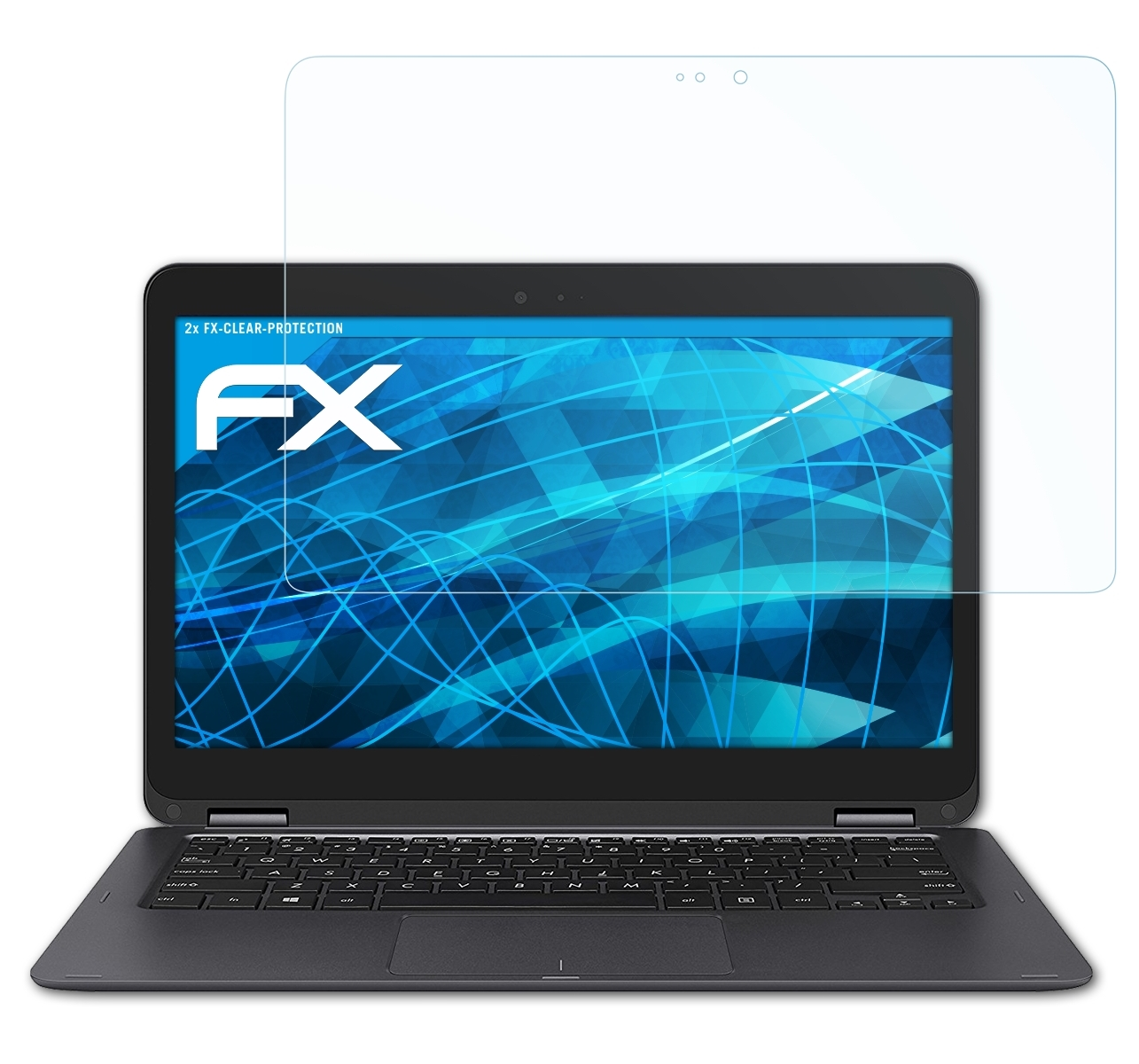 2x Displayschutz(für FX-Clear ZenBook Asus ATFOLIX (UX360UA)) Flip