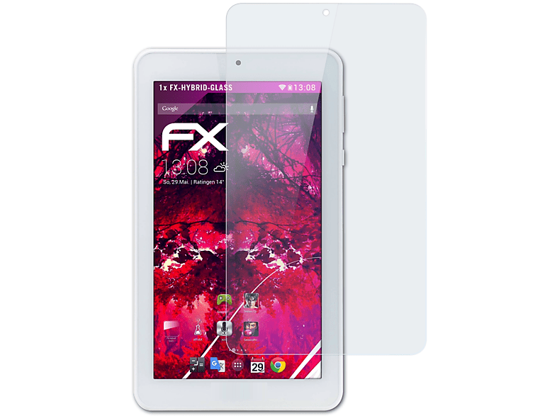 ATFOLIX FX-Hybrid-Glass Schutzglas(für Acer Iconia (B1-770)) One 7
