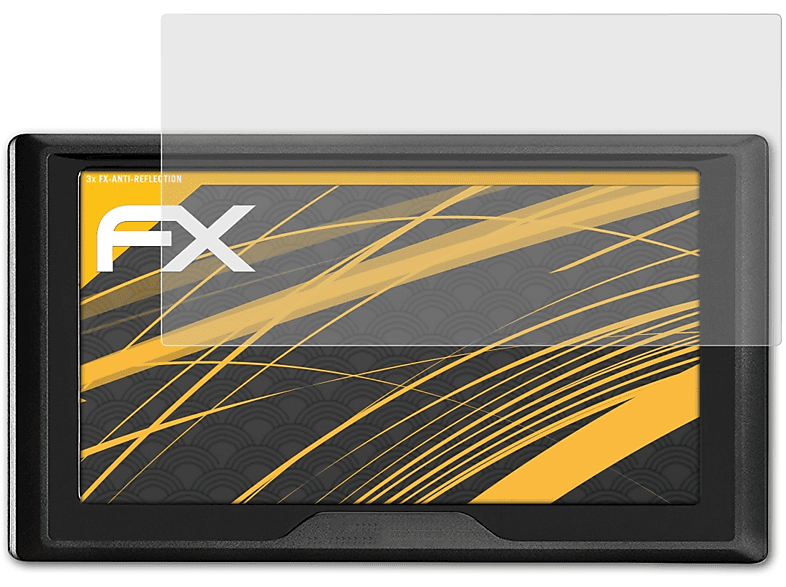 ATFOLIX LMT-S) 3x Drive 51 FX-Antireflex Garmin Displayschutz(für