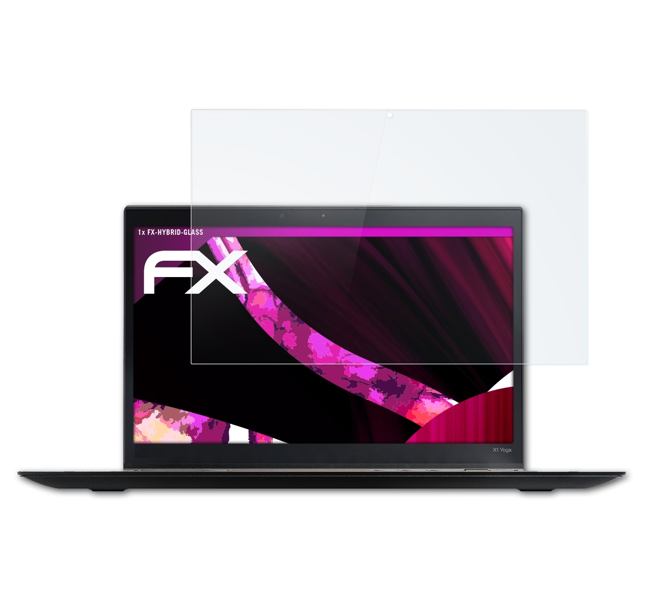 ATFOLIX FX-Hybrid-Glass Schutzglas(für Lenovo Gen. X1 Yoga 2017)) (2nd ThinkPad