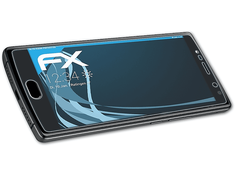 ATFOLIX 3x FX-Clear Displayschutz(für Doogee BL7000)