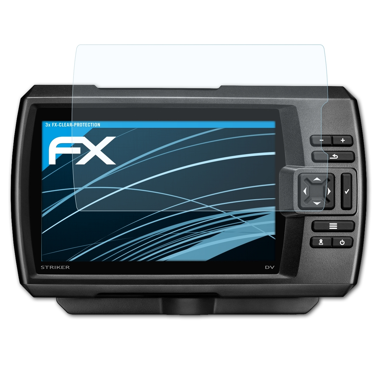 Striker ATFOLIX FX-Clear 3x 7dv) Displayschutz(für Garmin