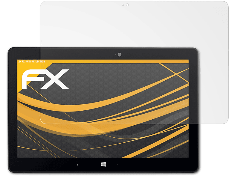 ATFOLIX 2x FX-Antireflex Displayschutz(für Fujitsu Stylistic R727)