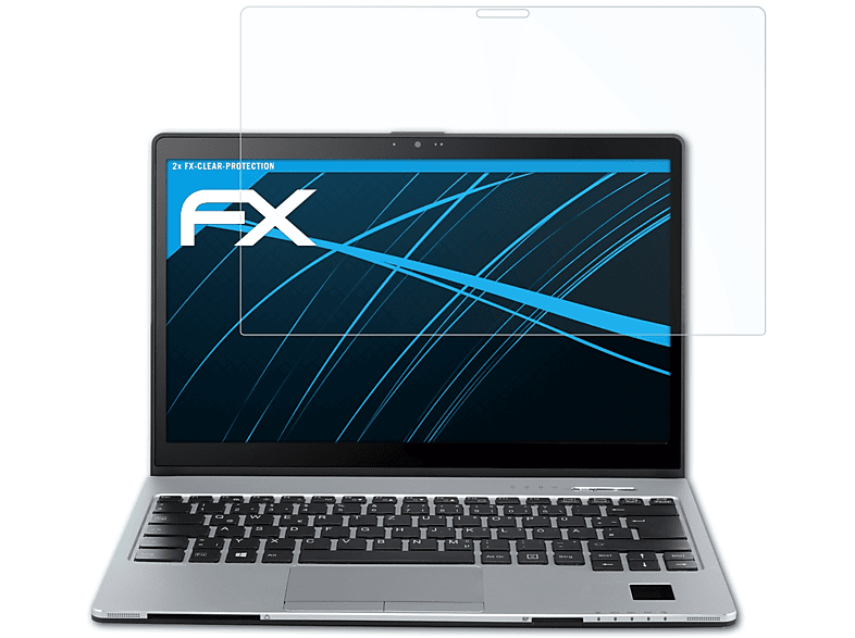 ATFOLIX 2x FX-Clear Displayschutz(für Fujitsu Lifebook S937)