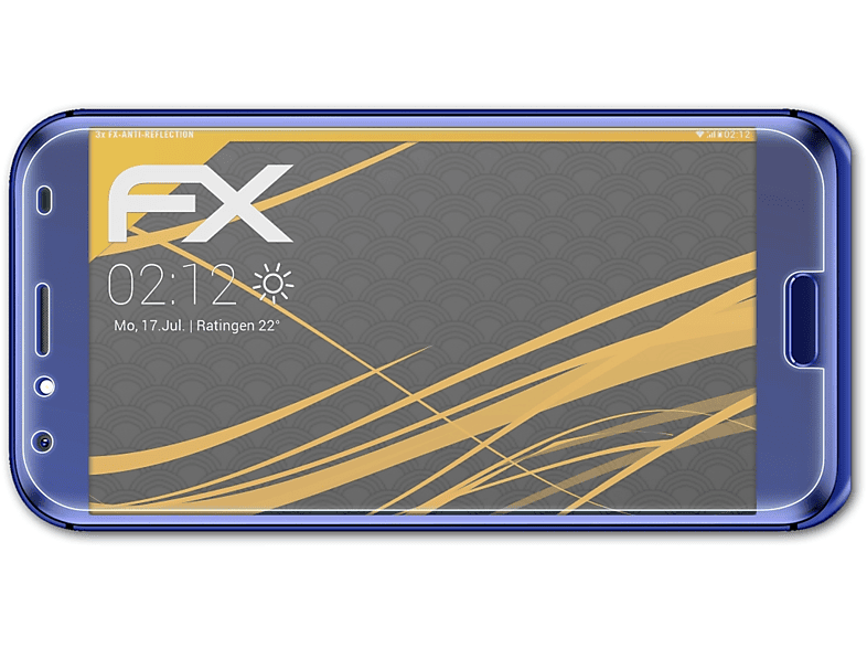 ATFOLIX 3x FX-Antireflex Displayschutz(für Doogee BL5000)