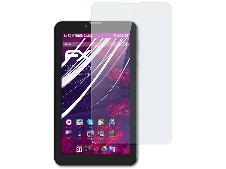 FX-Hybrid-Glass Schutzglas(für Tablet 7) ATFOLIX Kodak