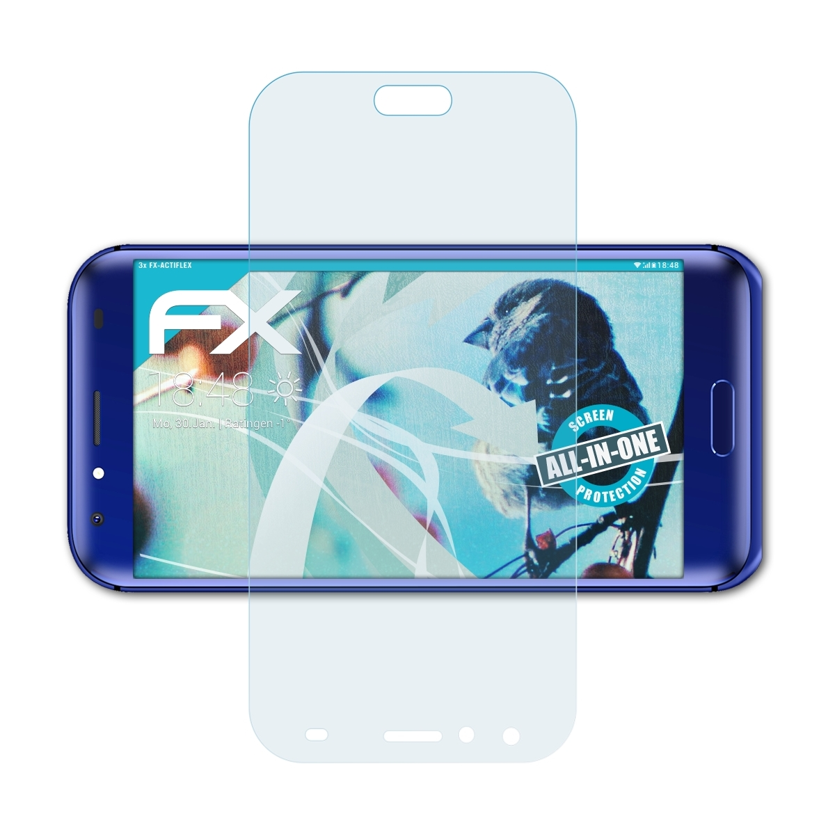 Doogee Displayschutz(für BL5000) FX-ActiFleX 3x ATFOLIX