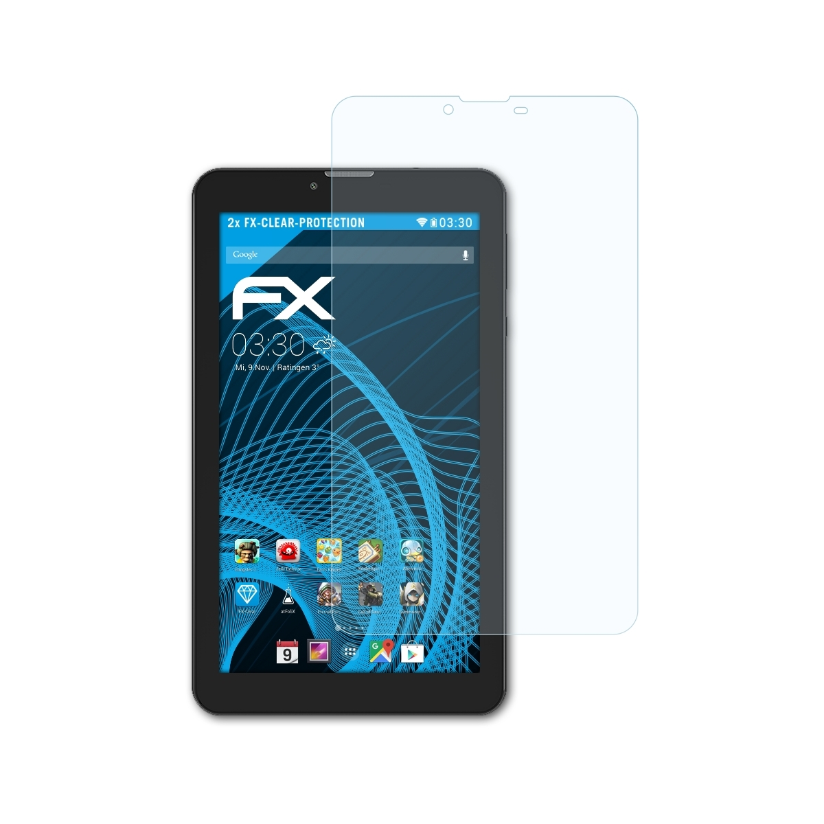 Tablet Kodak 2x Displayschutz(für FX-Clear 7) ATFOLIX