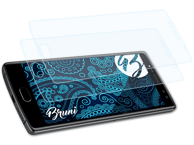 BRUNI 2x Basics-Clear Schutzfolie(für Doogee BL7000) | Displayschutzfolien & Gläser