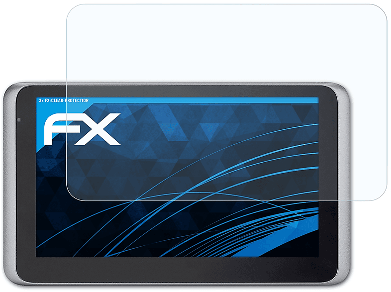 ATFOLIX 3x FX-Clear Displayschutz(für Mio MiVue Drive 55 LM)